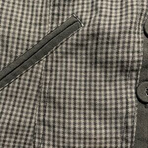 Vintage Y2K Taxi grey houndstooth vest sz M